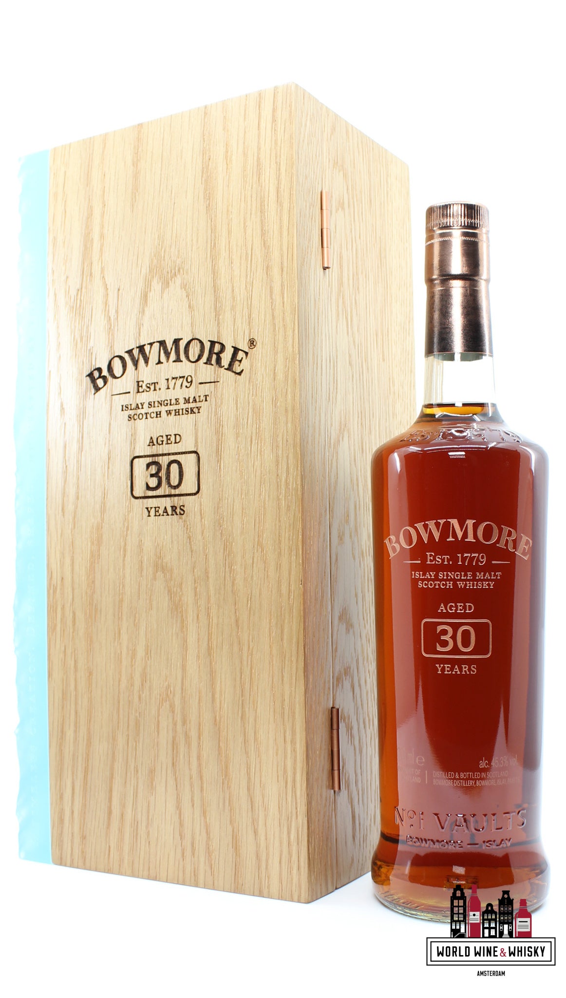 Bowmore 30 Years Old 1989 2020 45.3% (1 of 2580) - Full Set