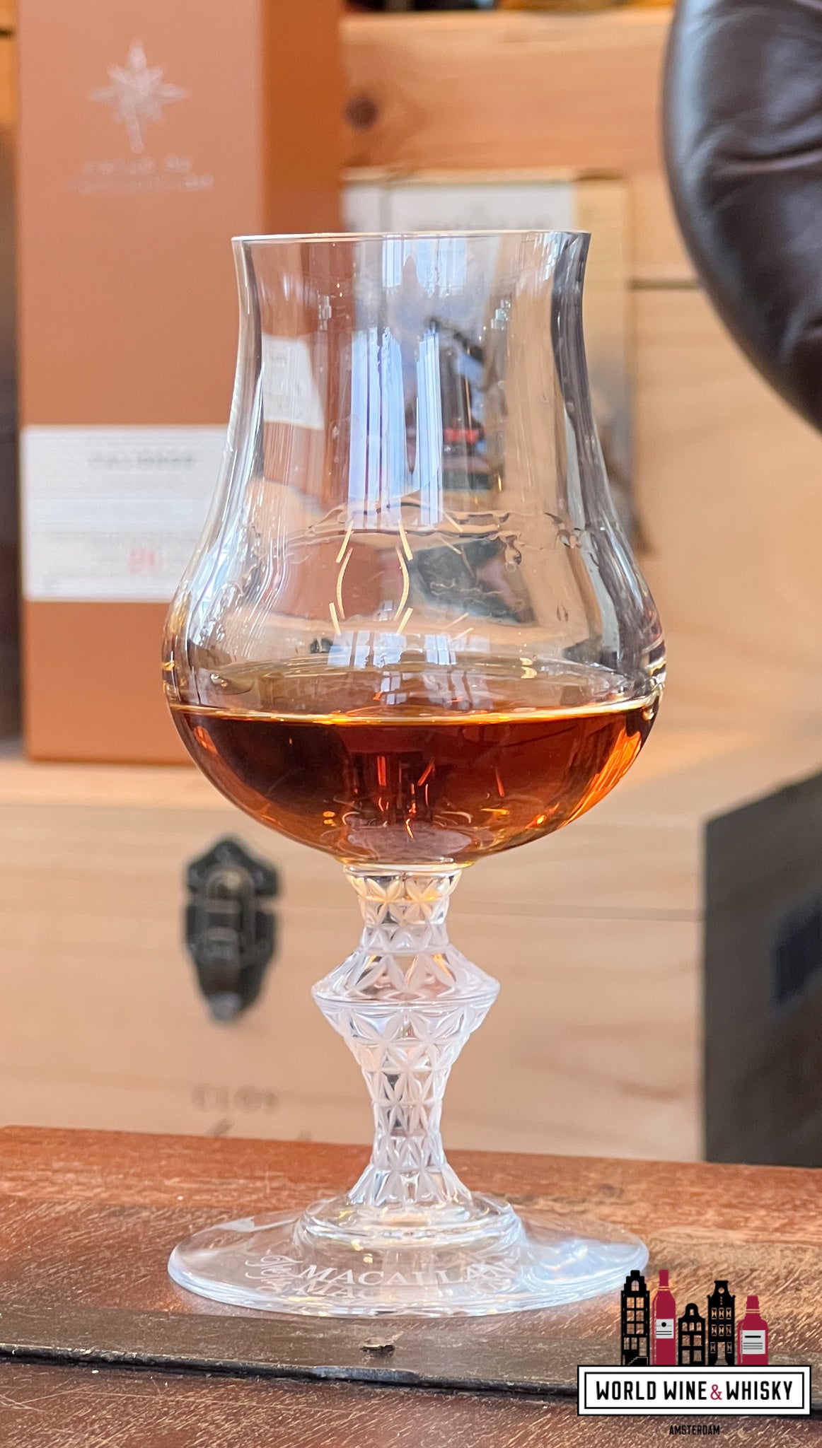 Handmade luxury the Macallan in Lalique Crystal whisky glass