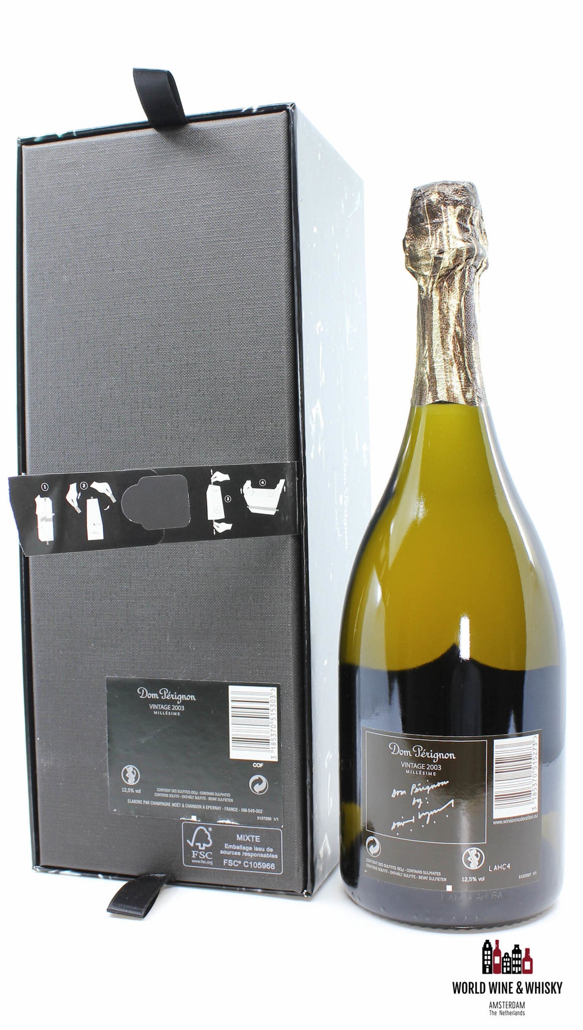 Dom Perignon 2003 Vintage Champagne Brut - Limited Edition by David Lynch