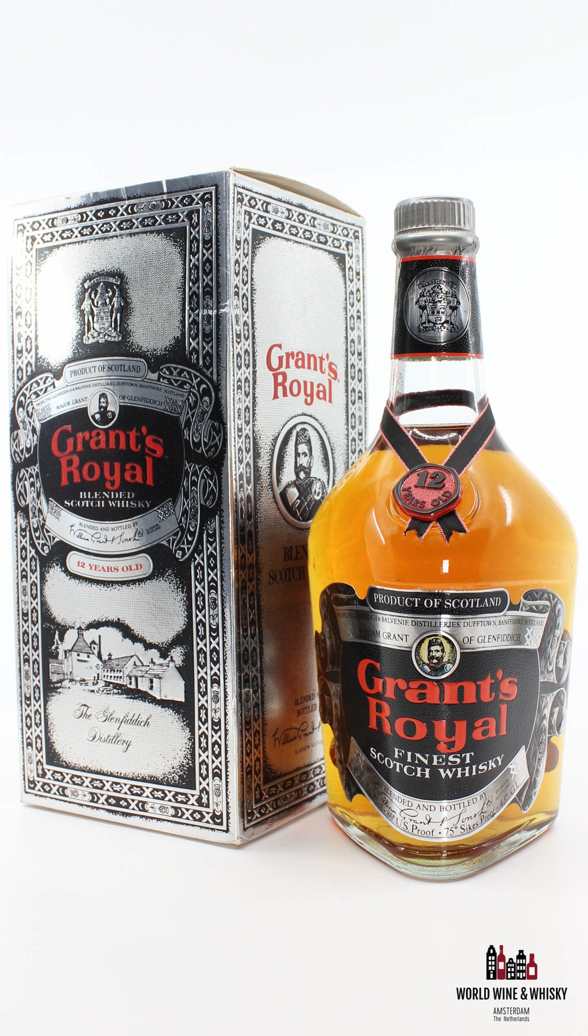 Grant's Royal 12 Years Old - Finest Scotch Whisky 75cl - 86 U.S. Proof 43%