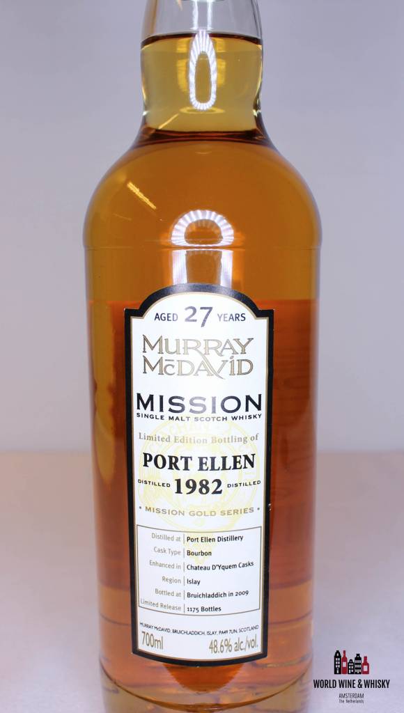 Port Ellen 27 Years Old 1982 2009  Mission Gold Series -  Murray McDavid 48.6%