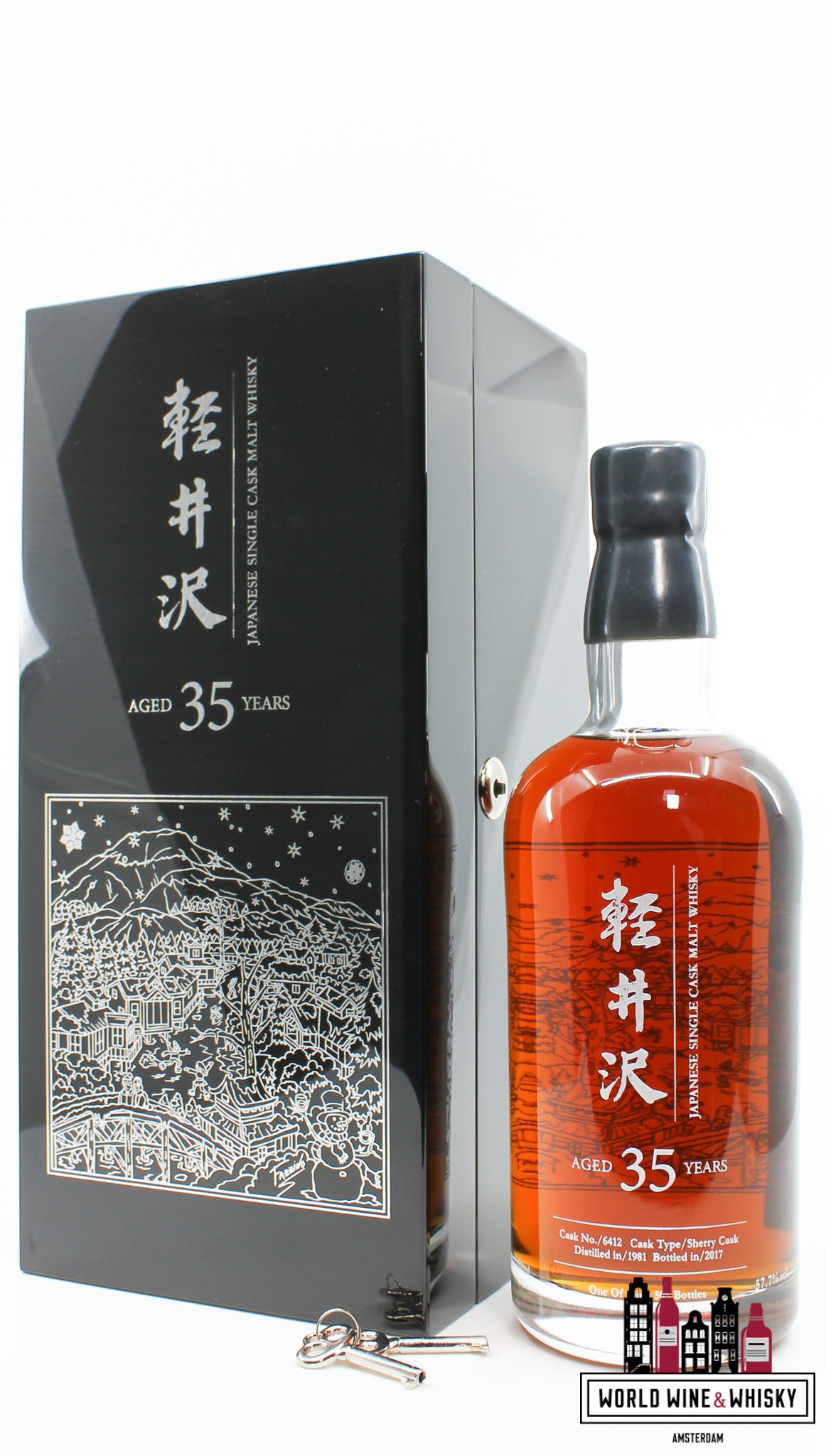 Karuizawa 35 Years Old 1981 2017 - Single Cask - Cask 6412 - artist Fazzino 57.7% (1 of 505)