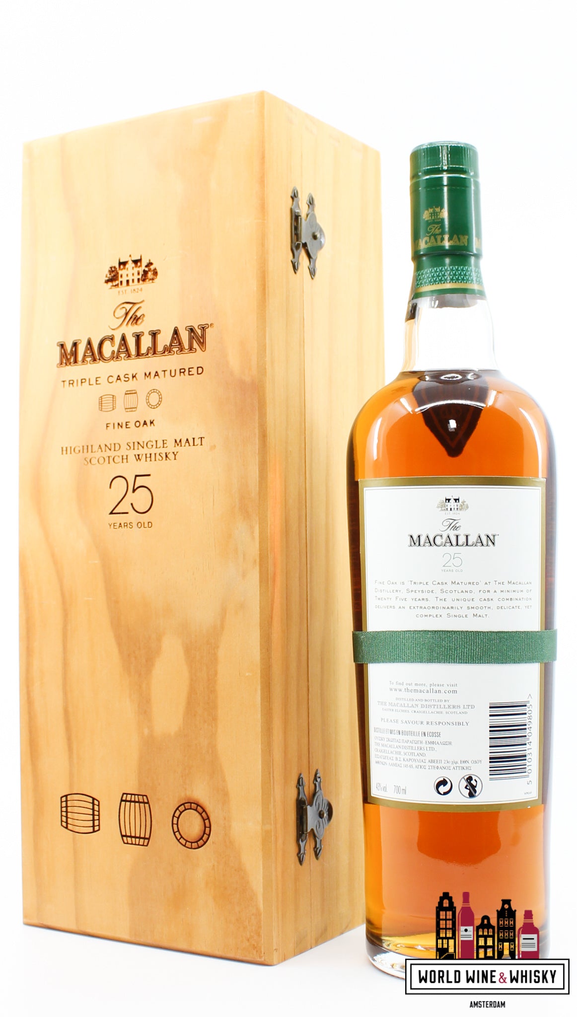 Macallan 25 Years Old 2011 - Fine Oak - Triple Cask Matured 43%