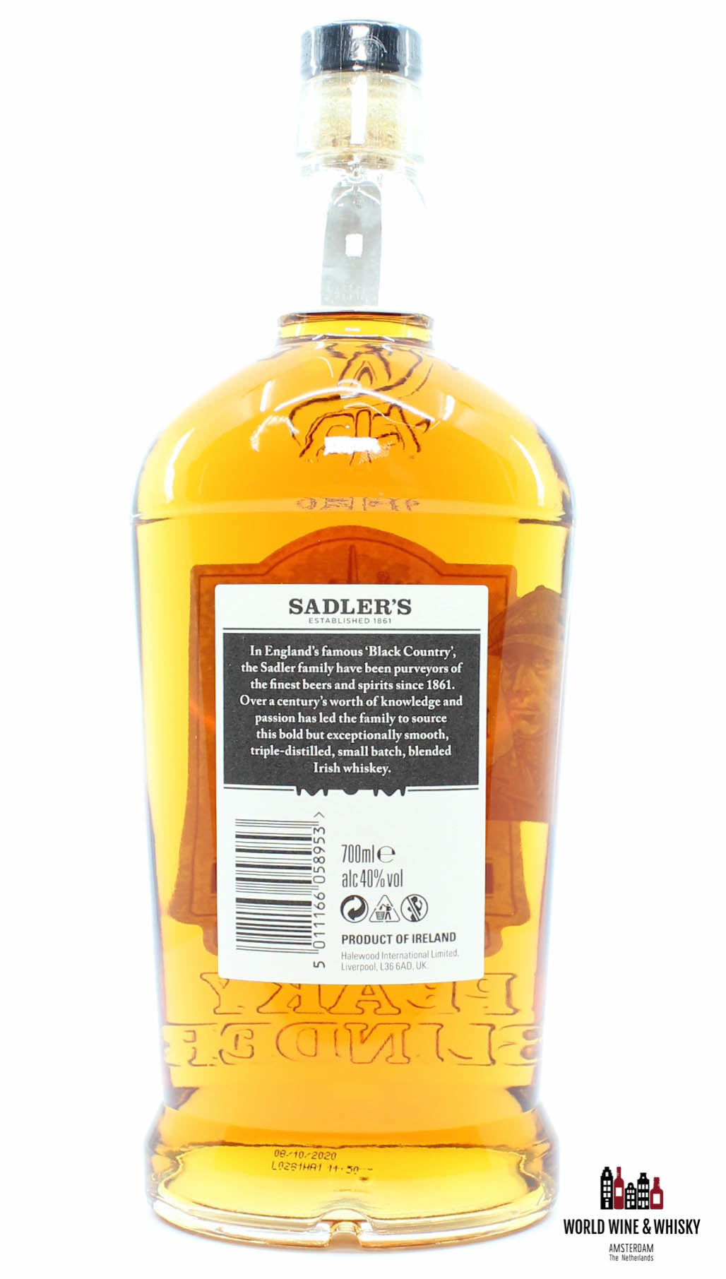 Peaky Blinder Irish Whiskey 2020 - Sadler's Brewing Co. 40%