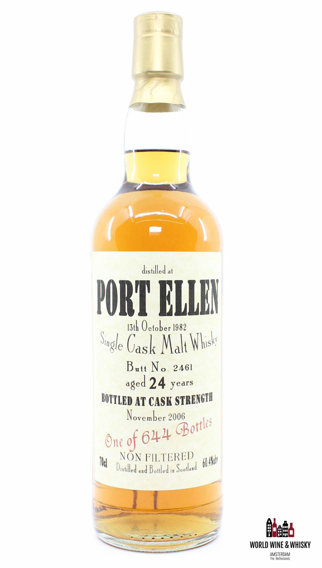 Port Ellen 24 Years Old 1982 2006 cask 2461 Bladnoch Forum - Closed Distillery 60.4% (1 of 644)