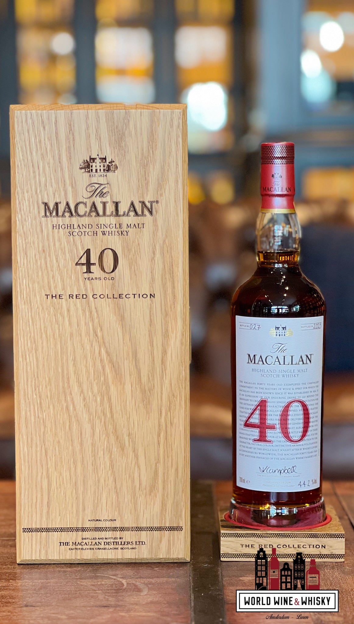 The Macallan 40 Years Old 2025- The Red Collection 44.2