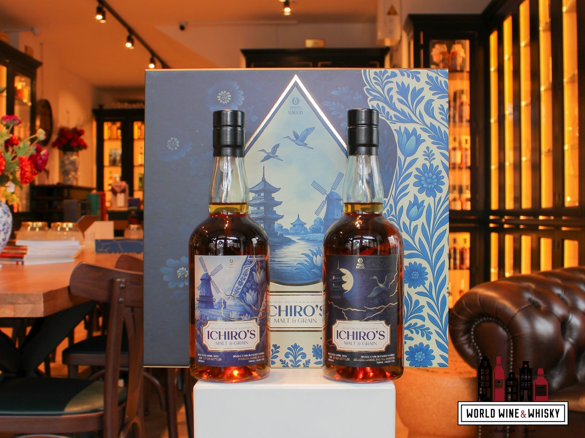 The Chichibu Delfts Blauw x Kintsugi – Spirits of Salud set