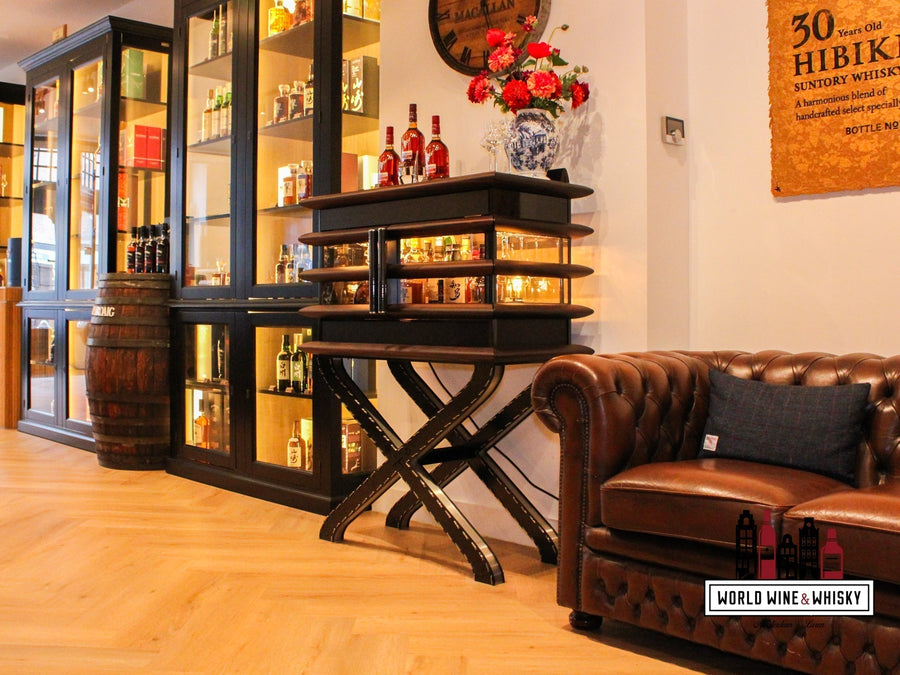 MaltDocks whisky cabinet