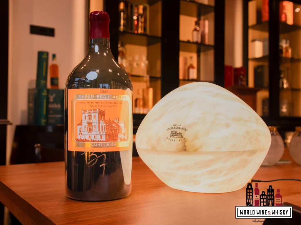 Château Ducru-Beaucaillou 1982 – Le “Beau Caillou” Alabaster Stone (Double Magnum)