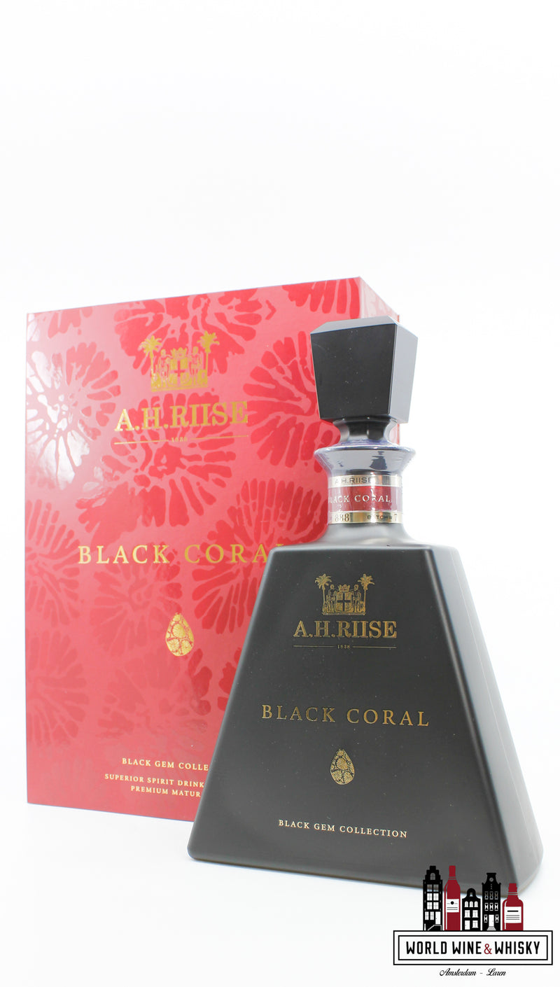 A.H. Riise Black Gem Collection - Black Coral 45.8% - WORLD WINE WHISKY 