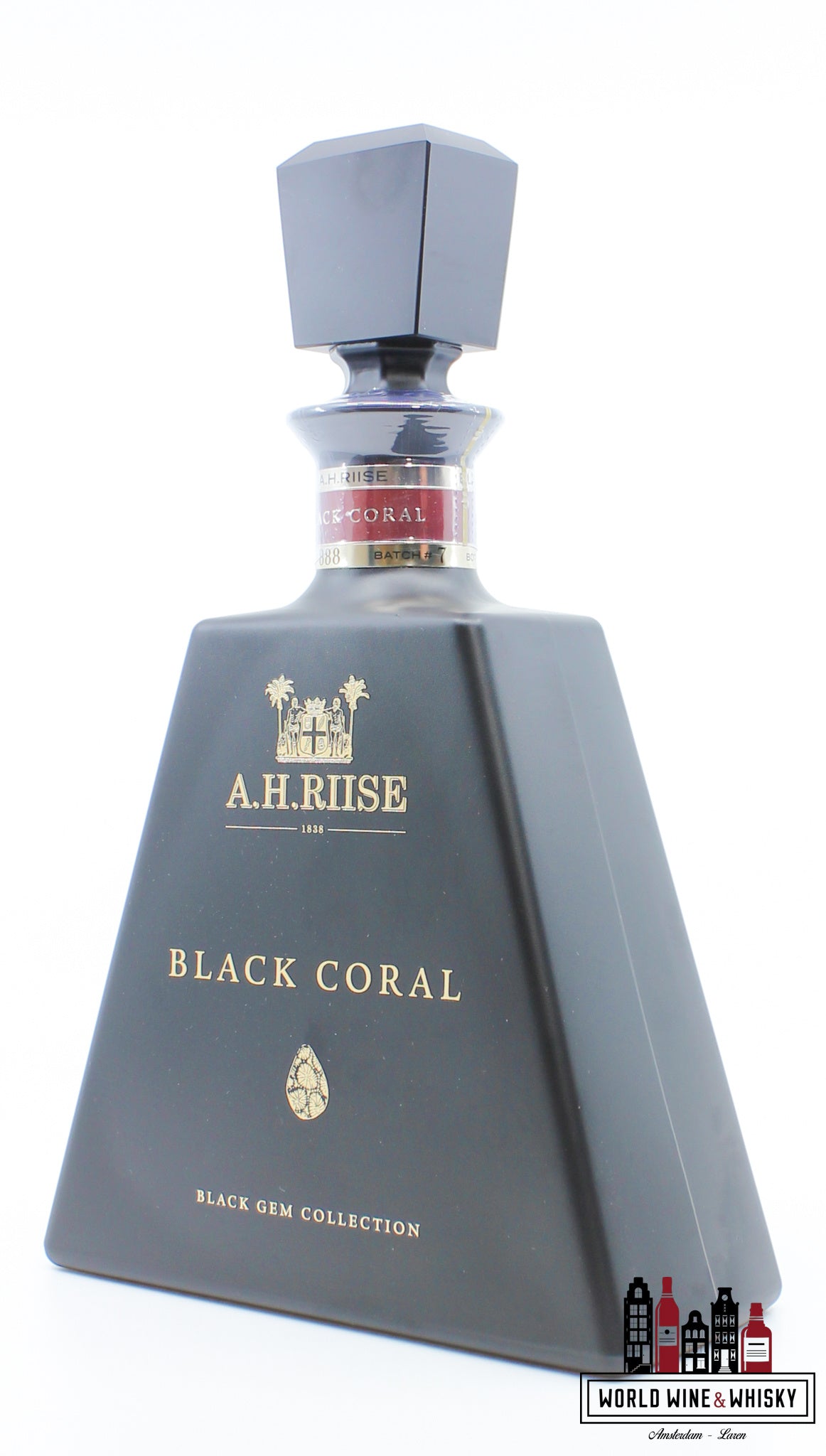 A.H. Riise Black Gem Collection - Black Coral 45.8% - WORLD WINE WHISKY 