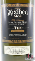 Ardbeg 10 Years Old 1997 2007 - Mór - TEN - 4500 ml / 4.5 liter 57.3% (1 of 1000) - WORLD WINE WHISKY 