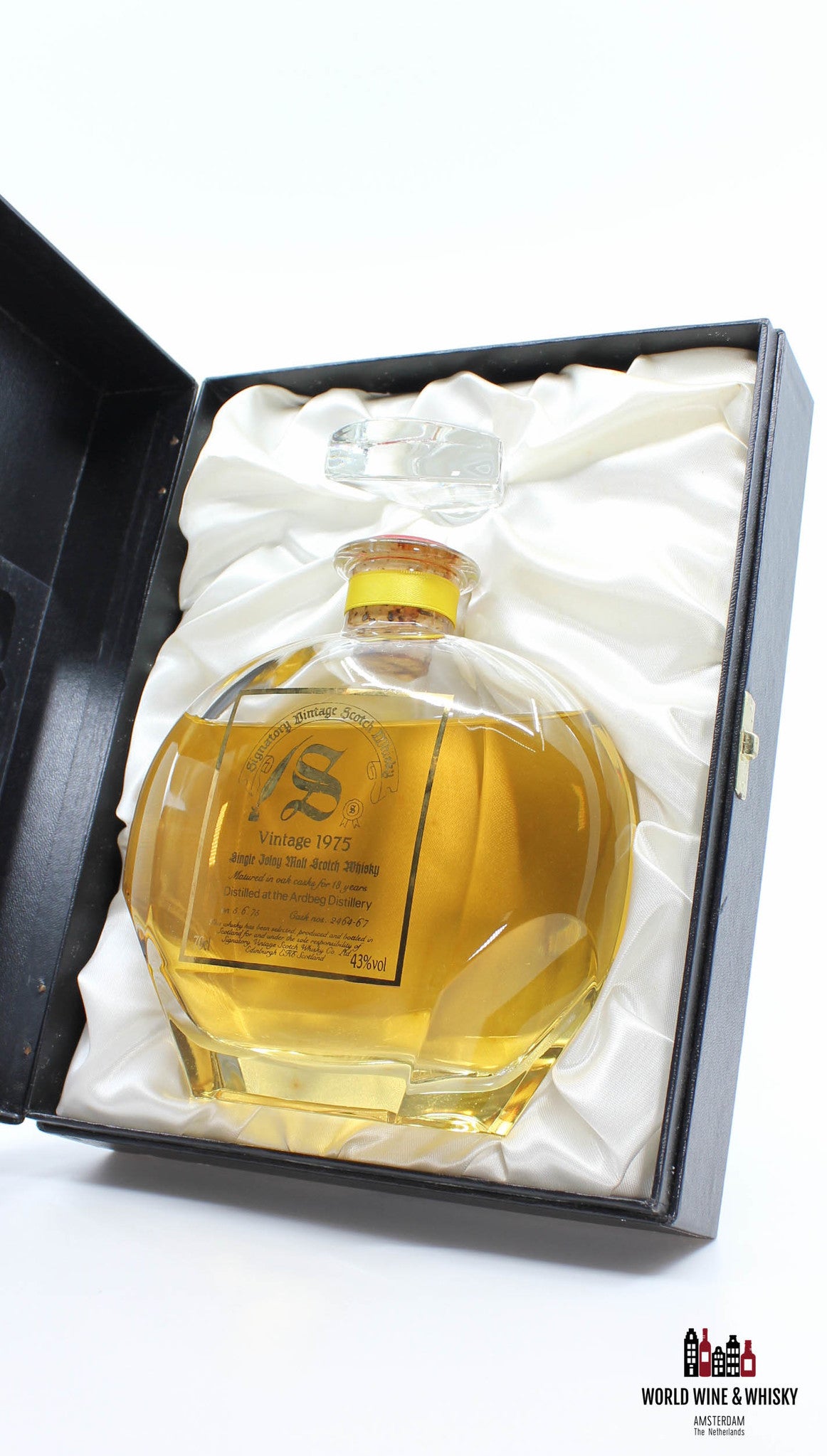 Ardbeg 18 Years Old 1975 1993 Decanter Collection - Signatory Vintage - Cask 2464-67 43% - WORLD WINE WHISKY 