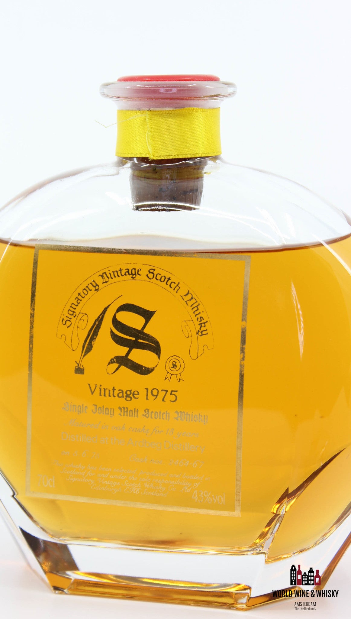 Ardbeg 18 Years Old 1975 1993 Signatory Vintage 2464-67 43% - WORLD WINE WHISKY 