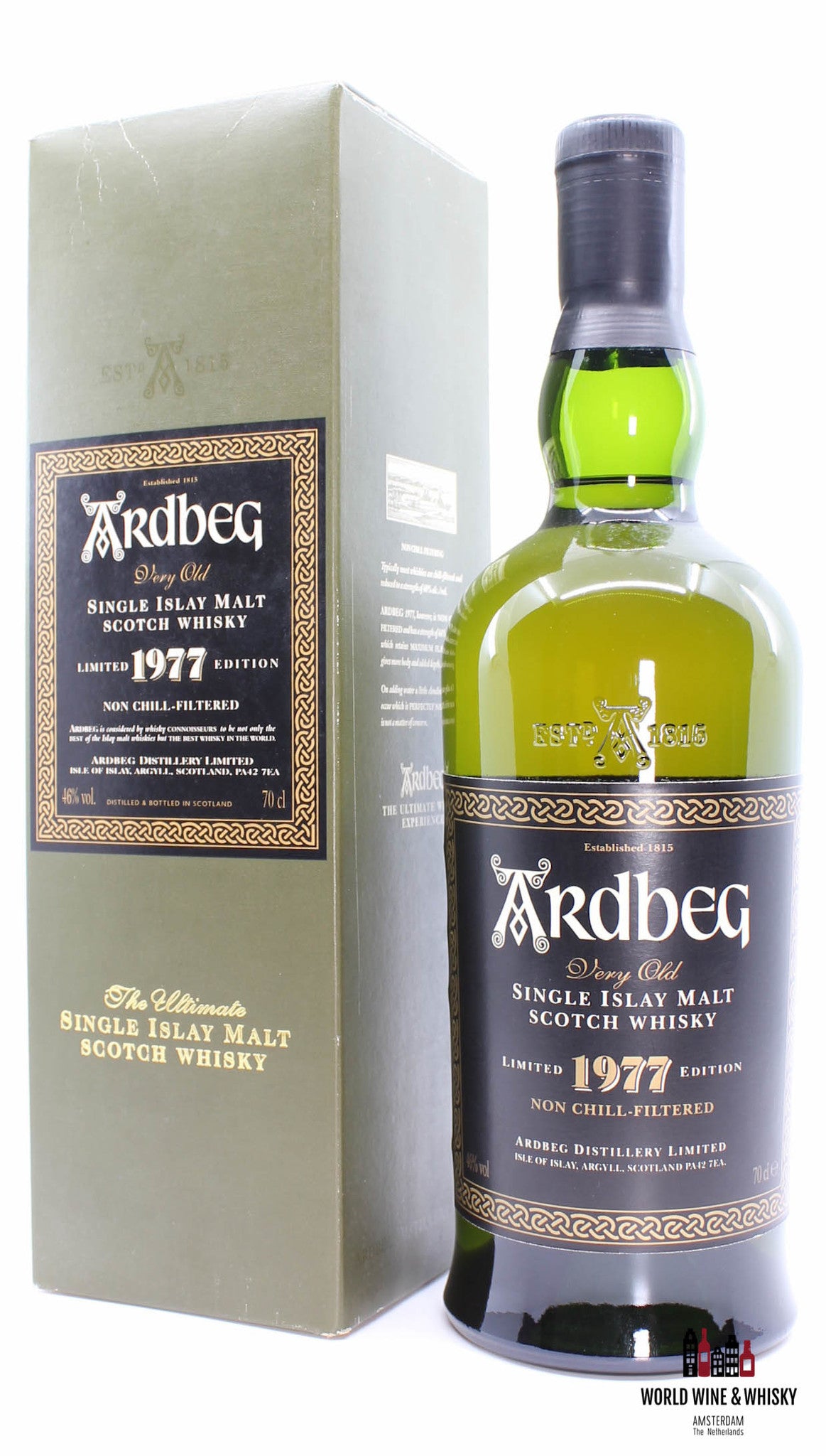 Ardbeg 1977 Limited Edition 46% 700ml (in cardboard case) - WORLD WINE WHISKY 