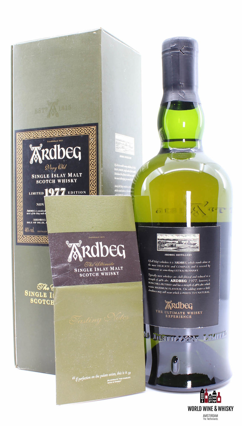 Ardbeg 1977 Limited Edition 46% 700ml (in cardboard case) - WORLD WINE WHISKY 