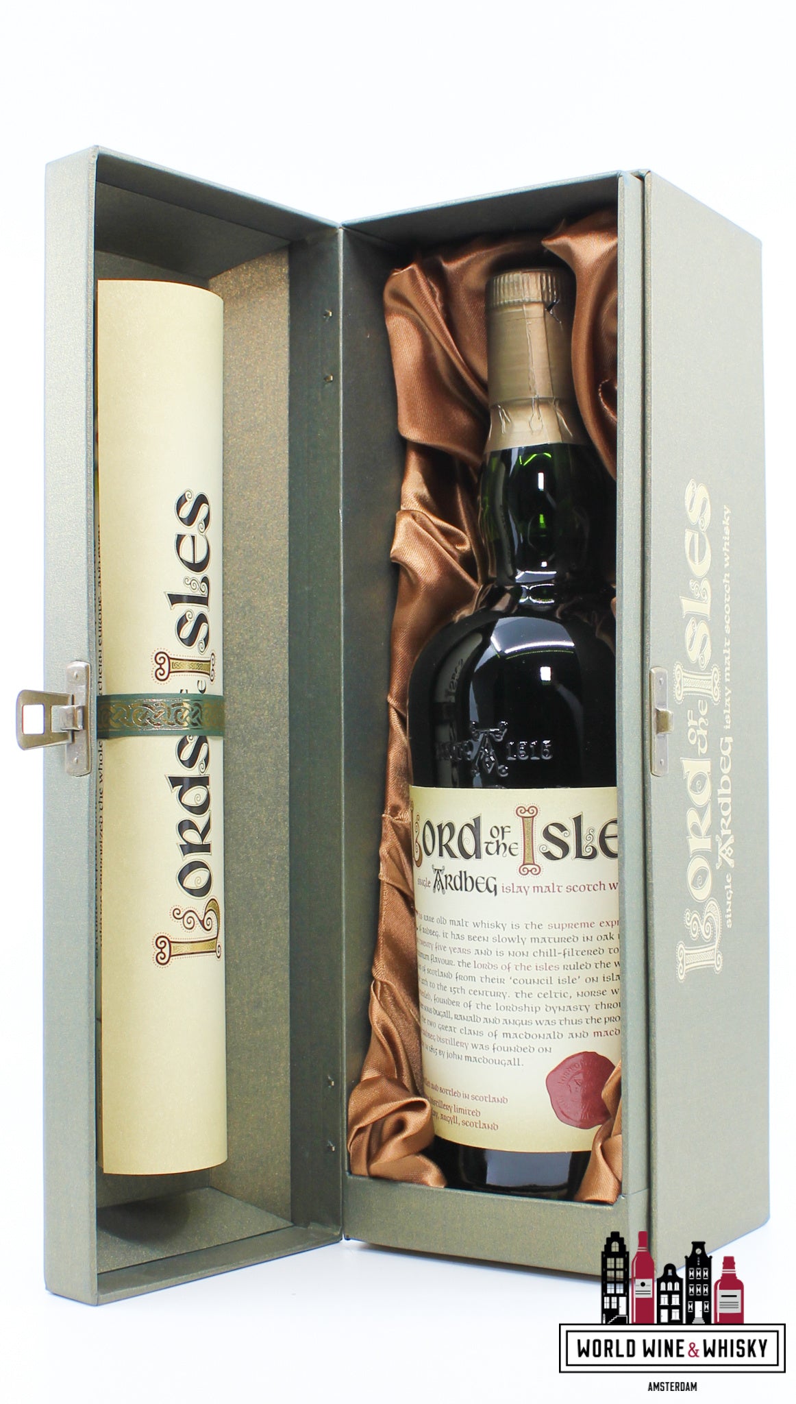 Ardbeg 25 Years Old 2002 - Lord of the Isles 46% (in luxury case) - WORLD WINE WHISKY 