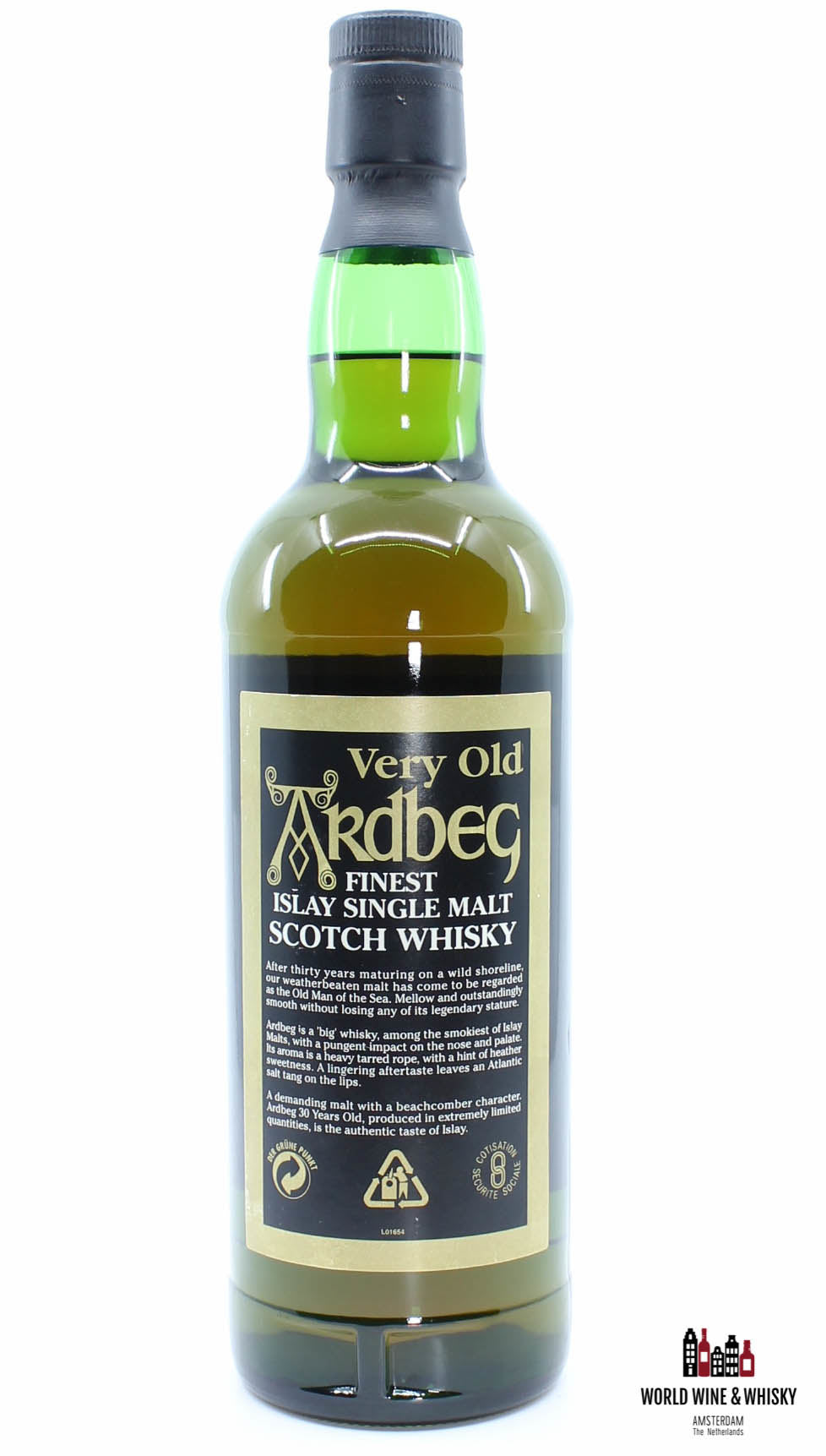 Ardbeg 30 Years Old - Very Old Ardbeg - Guaranteed 30 Years Old 40% - WORLD WINE WHISKY 