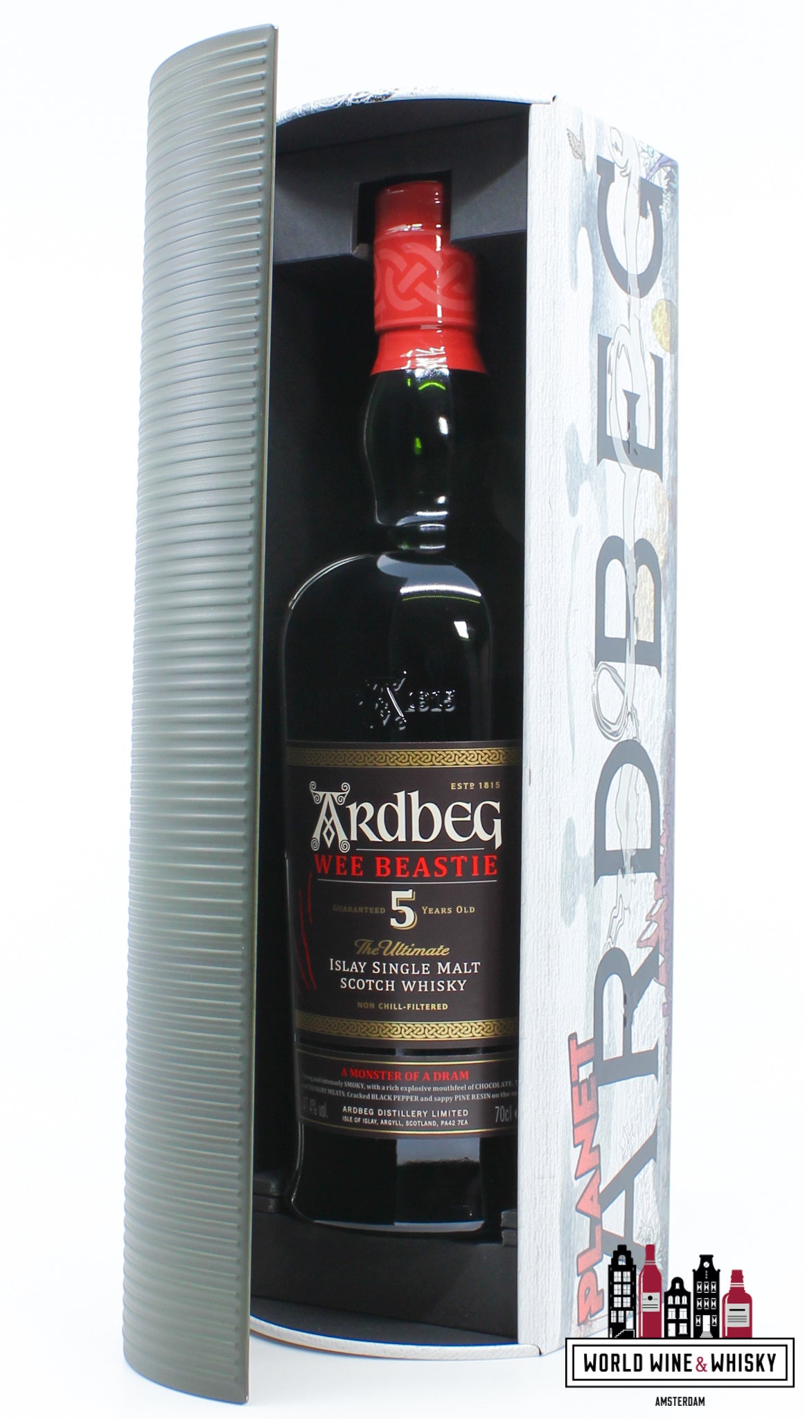 Ardbeg 5 Years Old 2018 2023 - Wee Beastie Warehouse Planet Edition 47.4% - WORLD WINE WHISKY 