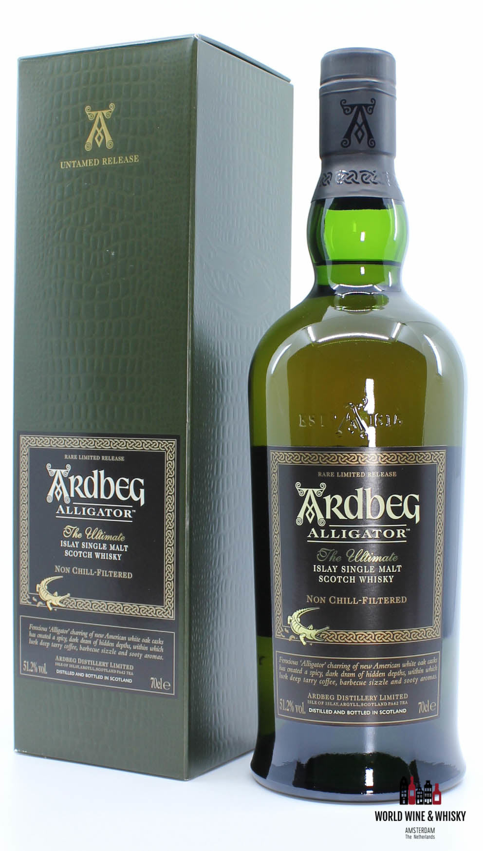 Ardbeg Alligator 2011 The Ultimate - Untamed Release 51.2% (700 ml) - WORLD WINE WHISKY 