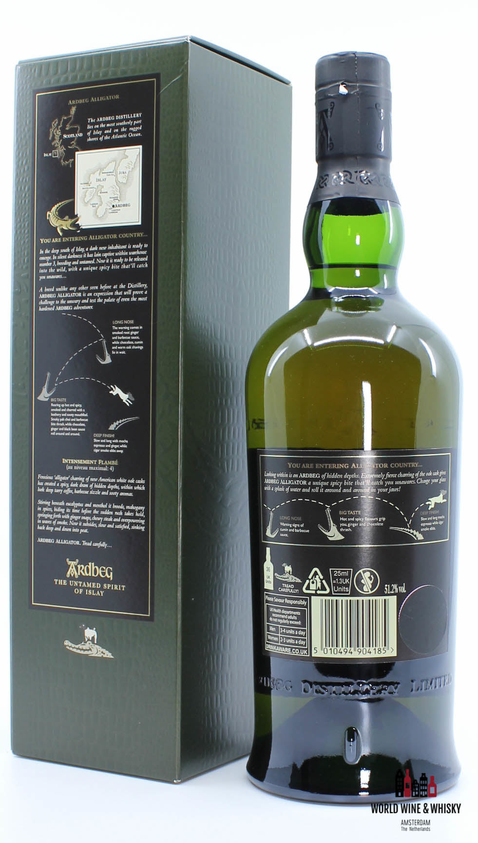 Ardbeg Alligator 2011 The Ultimate - Untamed Release 51.2% (700 ml) - WORLD WINE WHISKY 