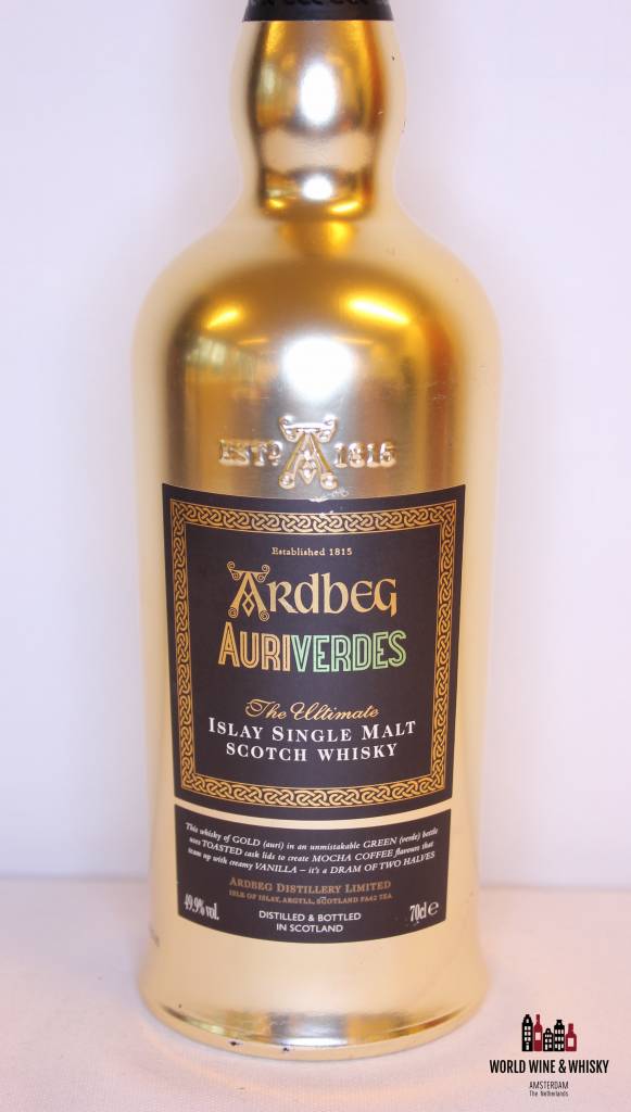 Ardbeg Auriverdes Gold 49.9% - WORLD WINE WHISKY 