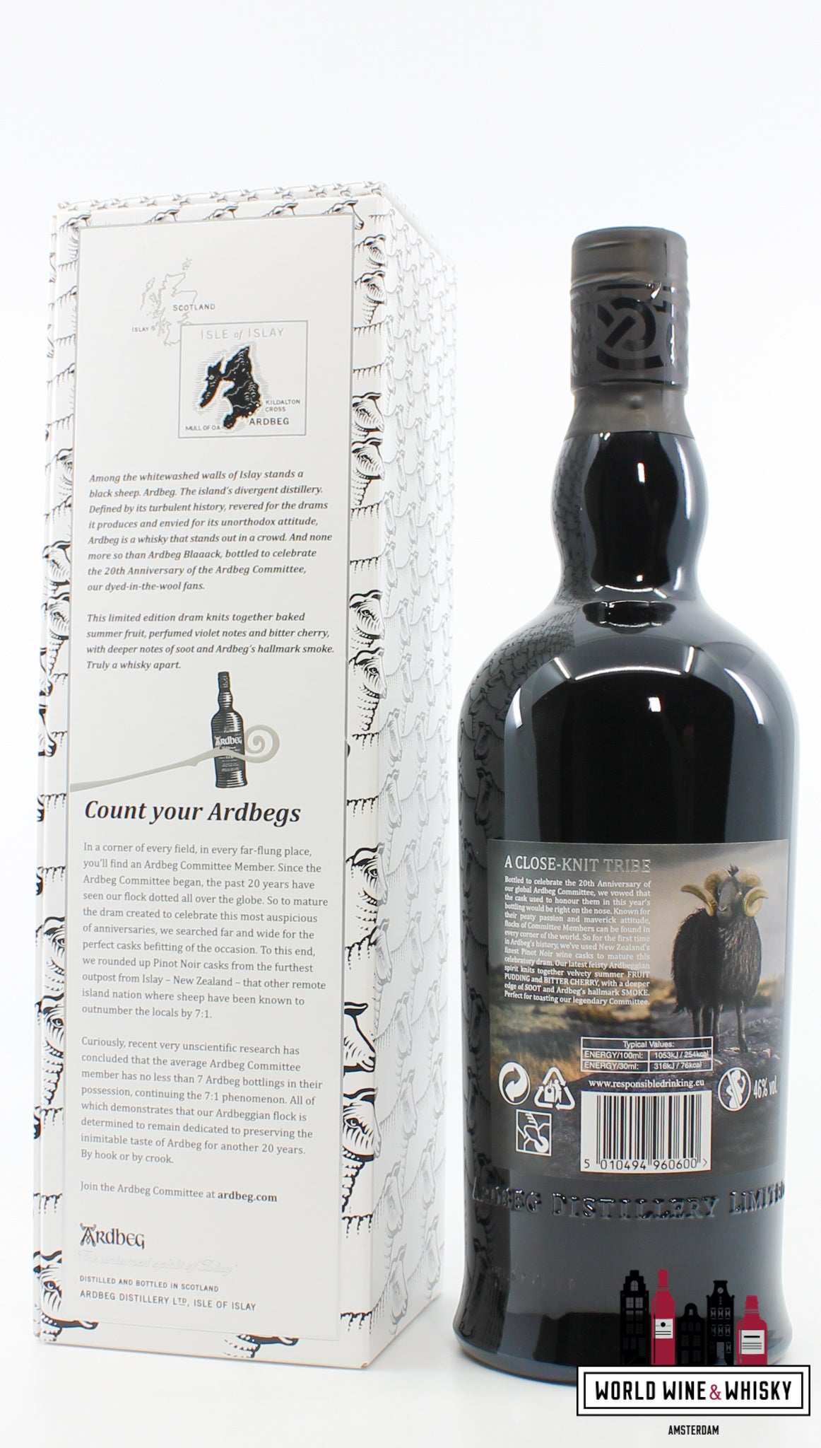 Ardbeg Blaaack 2020 - Committee 20th Anniversary - Limited Edition - The Ultimate 700ml 46% - WORLD WINE WHISKY 