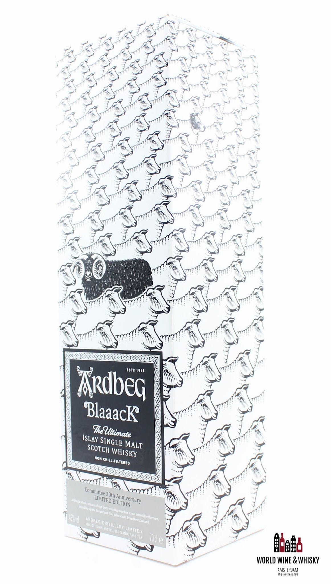 Ardbeg Blaaack 2020 - Committee 20th Anniversary - Limited Edition - The Ultimate 700ml 46% - WORLD WINE WHISKY 