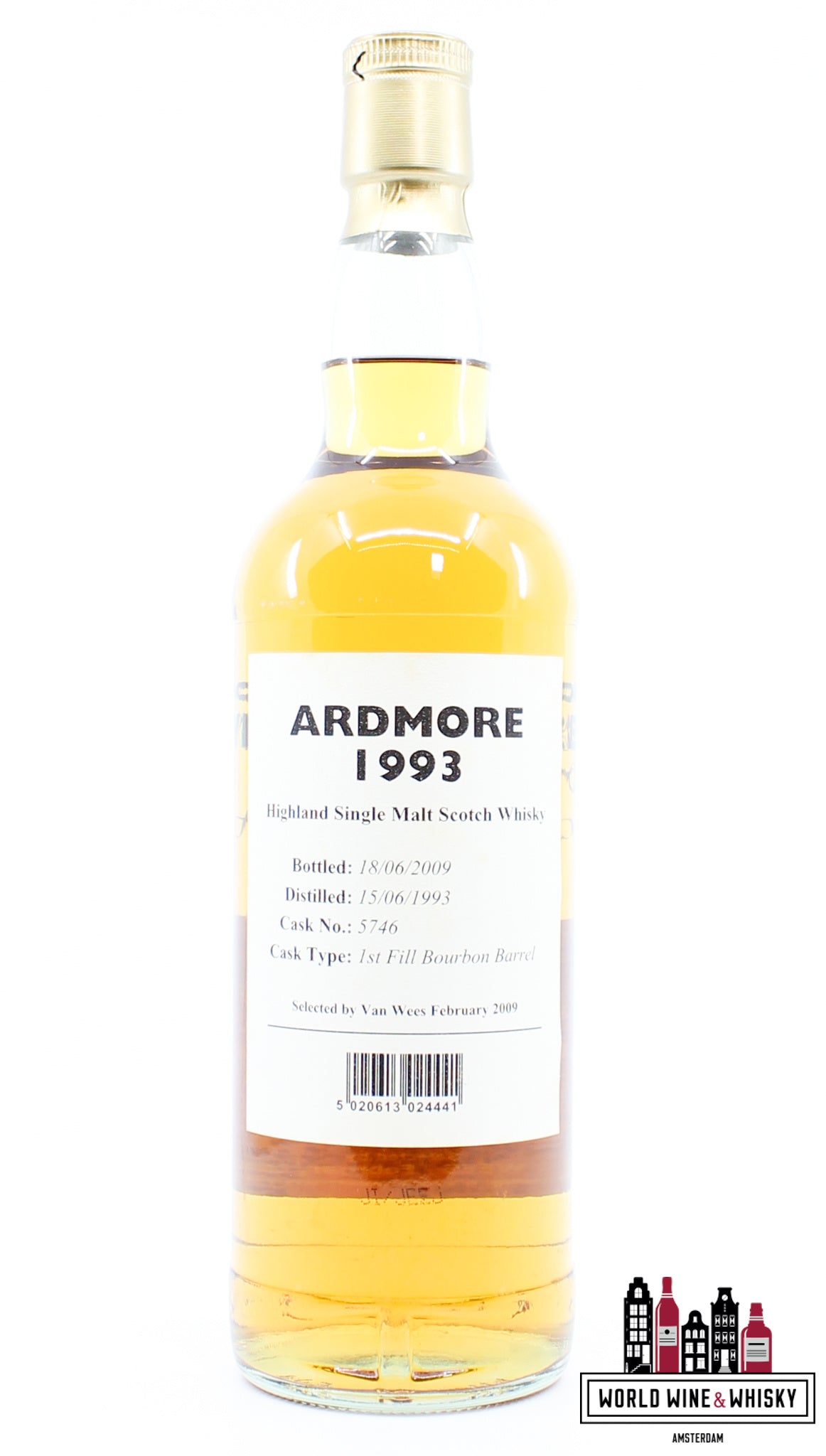 Ardmore 16 Years Old 1993 2009 - Reserve - Gordon & MacPhail - Cask 5746 54.7% (1 of 225) - WORLD WINE WHISKY 