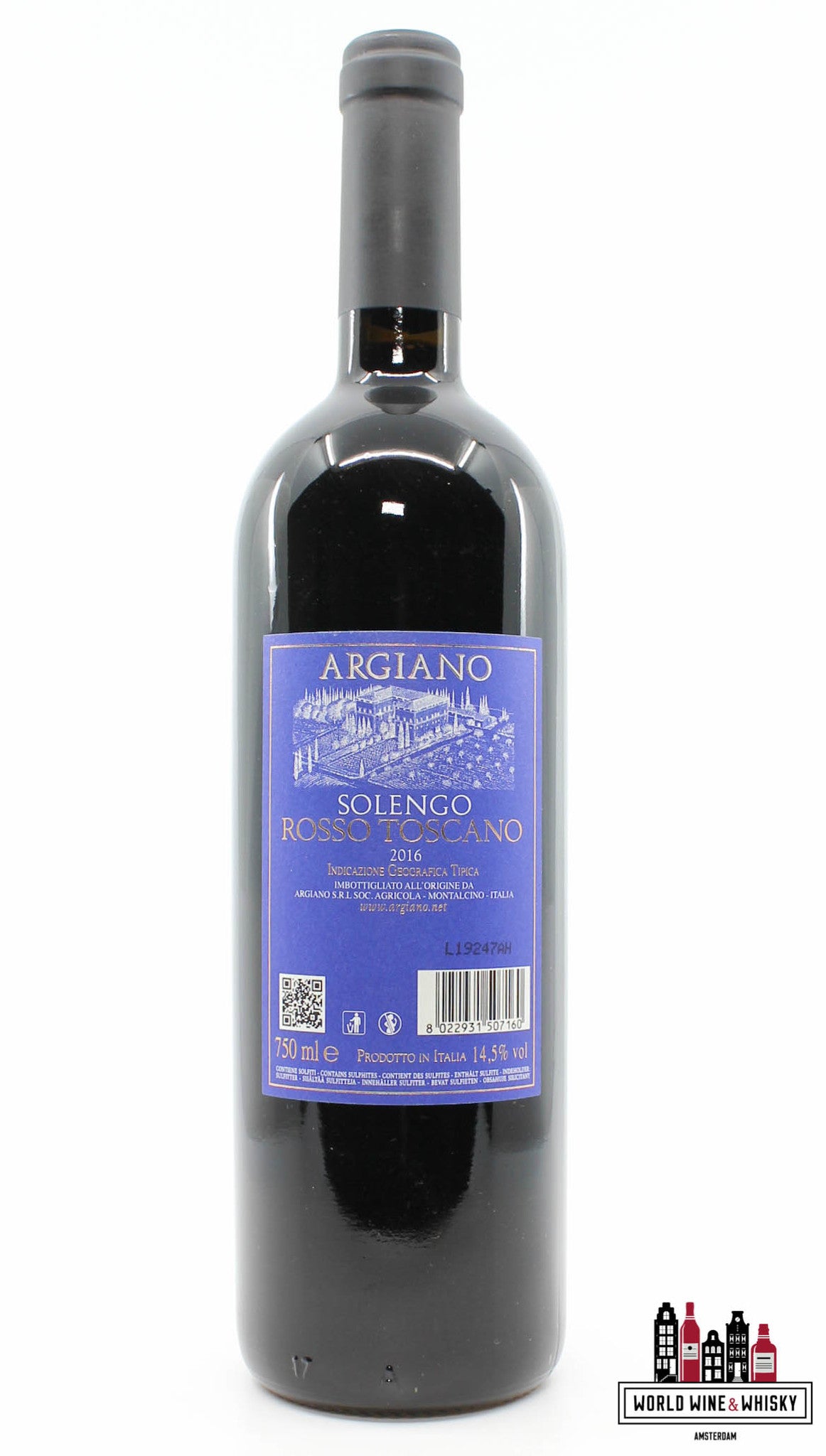 Argiano Solengo - Rosso Toscano 2016 - WORLD WINE WHISKY 