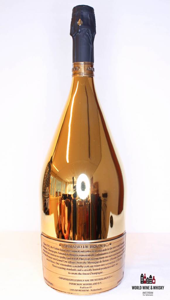 Armand de Brignac Gold Champagne Brut 12.5% 1,5L Magnum - in luxury case (1500 ml) - WORLD WINE WHISKY 