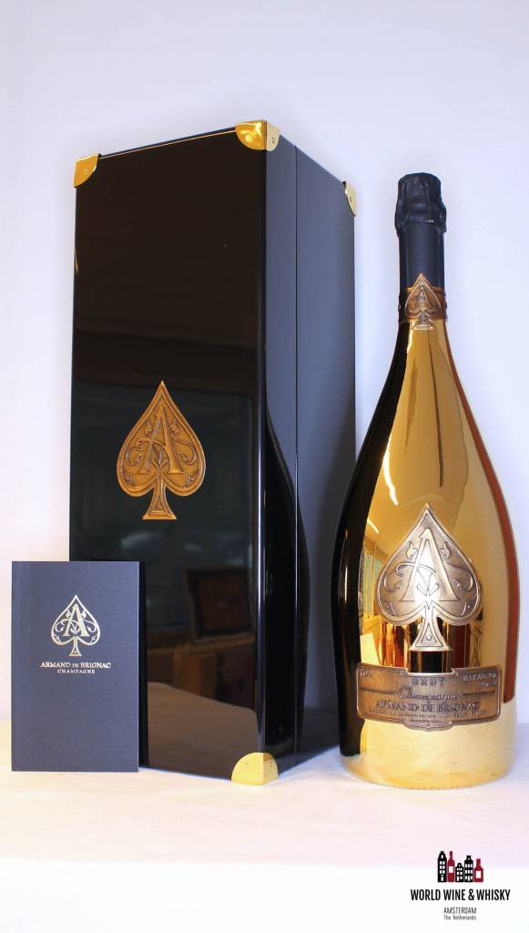 Armand de Brignac Gold Champagne Brut 12.5% 3L Jeroboam - in luxury case (3000 ml) - WORLD WINE WHISKY 