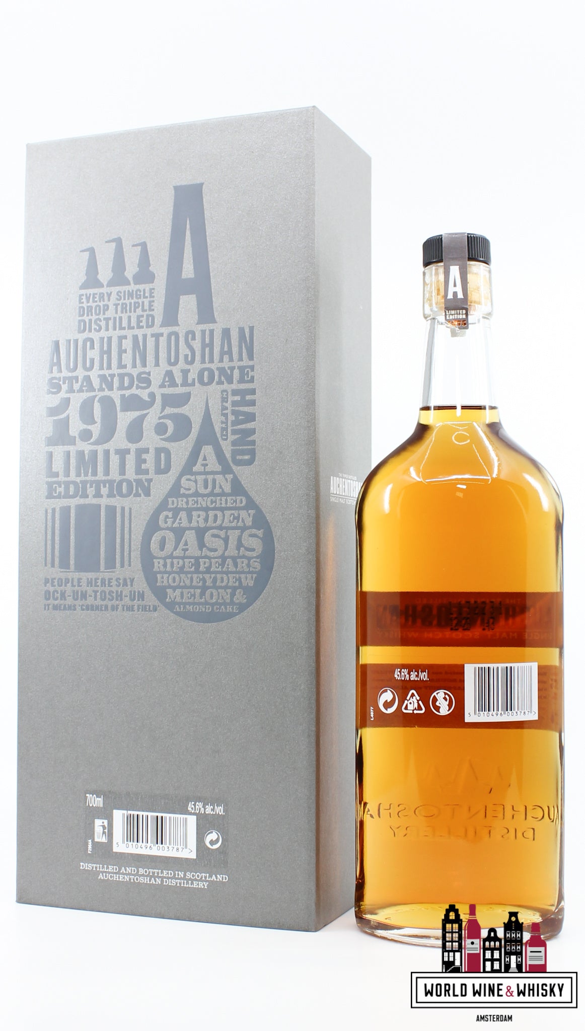 Auchentoshan 38 Years Old 1975 2013 - Limited Edition - Travel Retail Exclusive 45.6% (1 of 500) - WORLD WINE WHISKY 