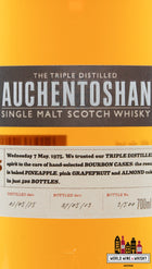 Auchentoshan 38 Years Old 1975 2013 - Limited Edition - Travel Retail Exclusive 45.6% (1 of 500) - WORLD WINE WHISKY 