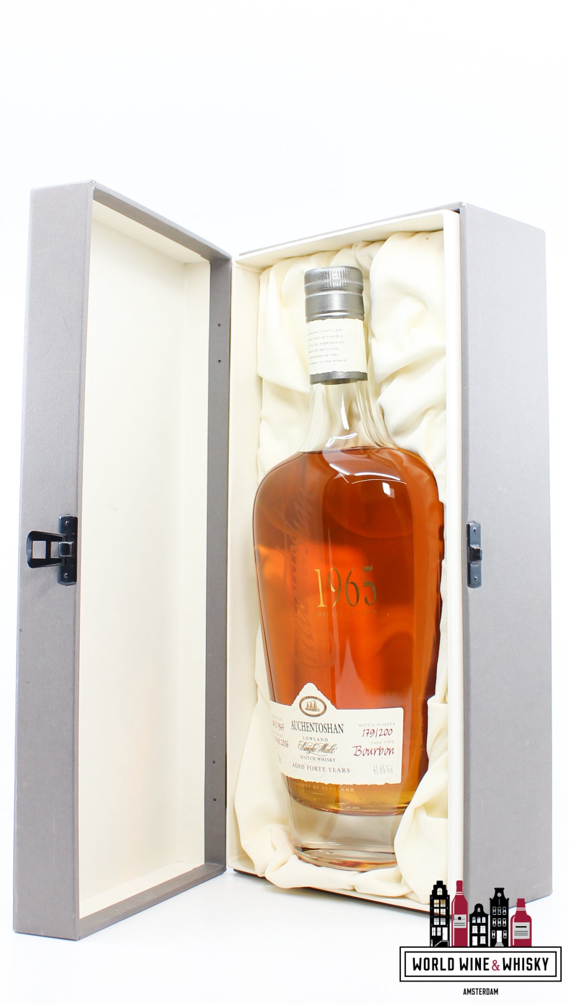 Auchentoshan 40 Years Old 1965 - WORLD WINE WHISKY 