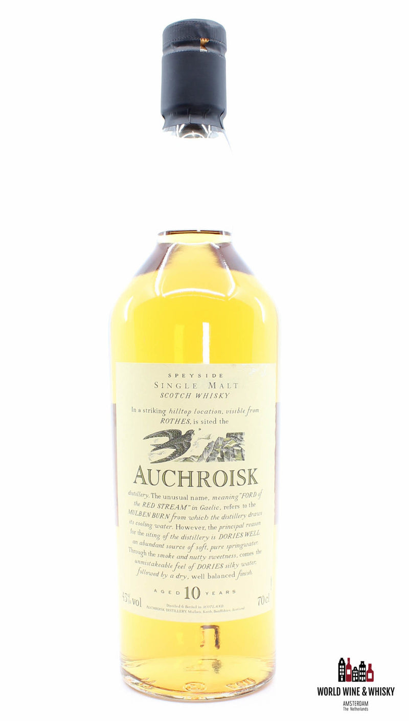 Auchroisk 10 Years Old - Flora & Fauna 43% - WORLD WINE WHISKY 