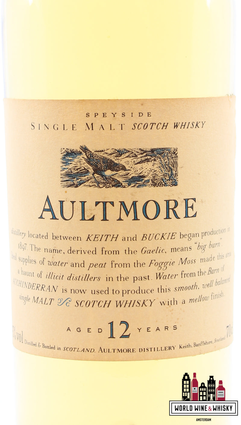 Aultmore 12 Years Old 1991 - Flora & Fauna 43% - WORLD WINE WHISKY 