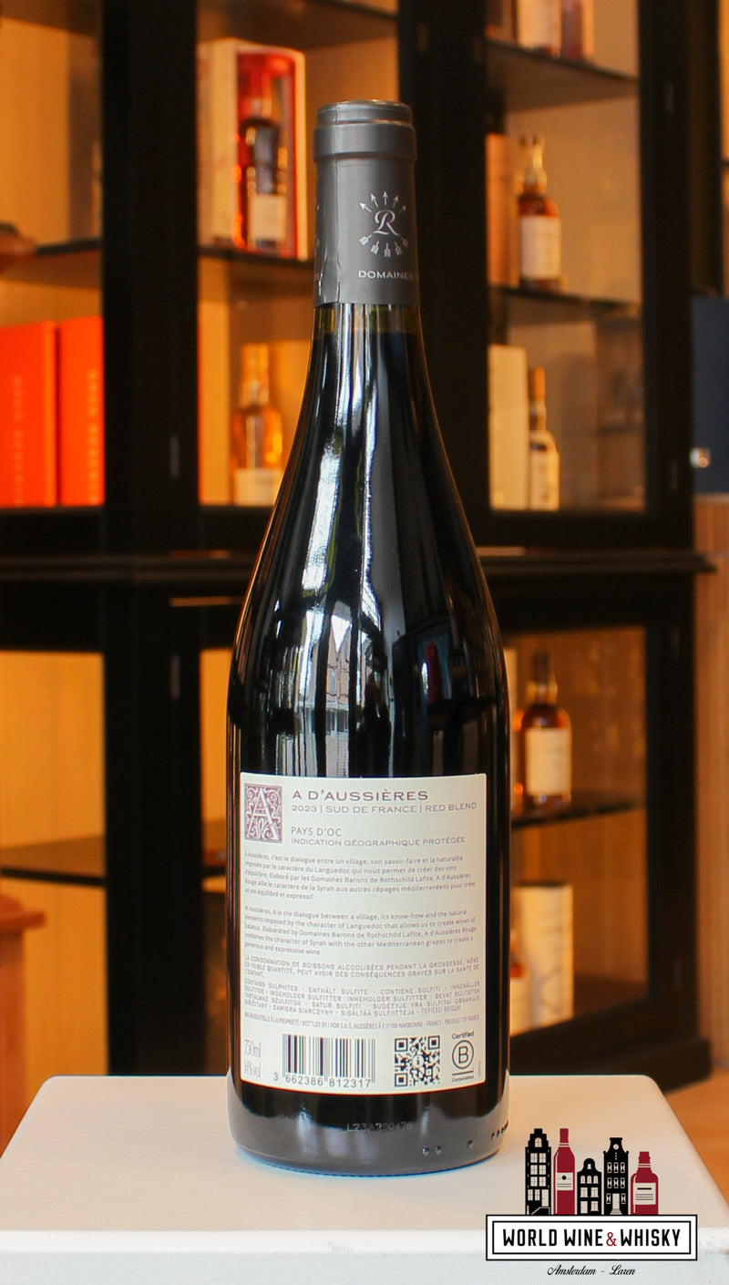 Aussieres Rouge - Pays D'oc 2023 (Lafite - Domaines Barons de Rothschild) wijn wine 2