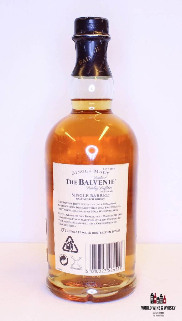 Balvenie 25 Years Old 1974 2000 Single Barrel Cask 15180 46.9% - WORLD WINE WHISKY 