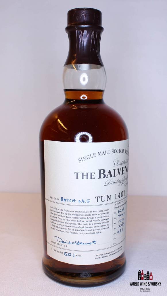 Balvenie Tun 1401 Batch No. 5 2012 50.1% - WORLD WINE WHISKY 