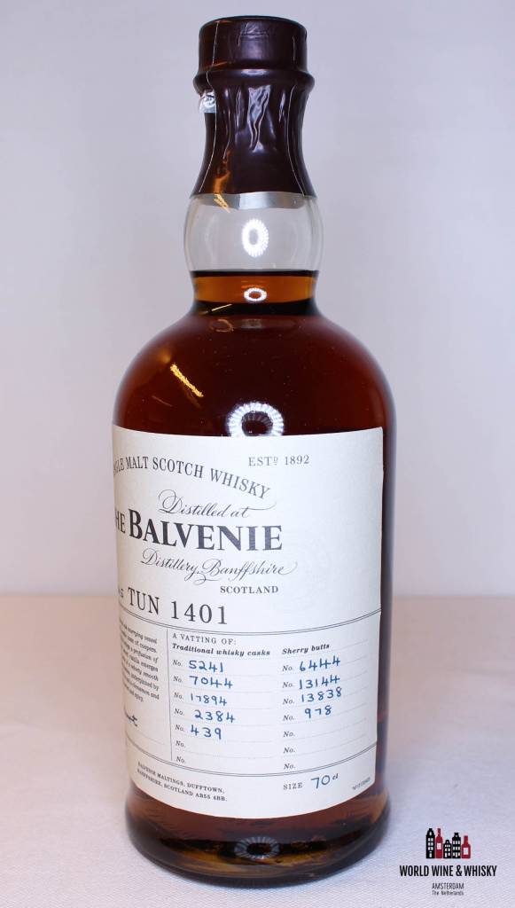 Balvenie Tun 1401 Batch No. 5 2012 50.1% - WORLD WINE WHISKY 