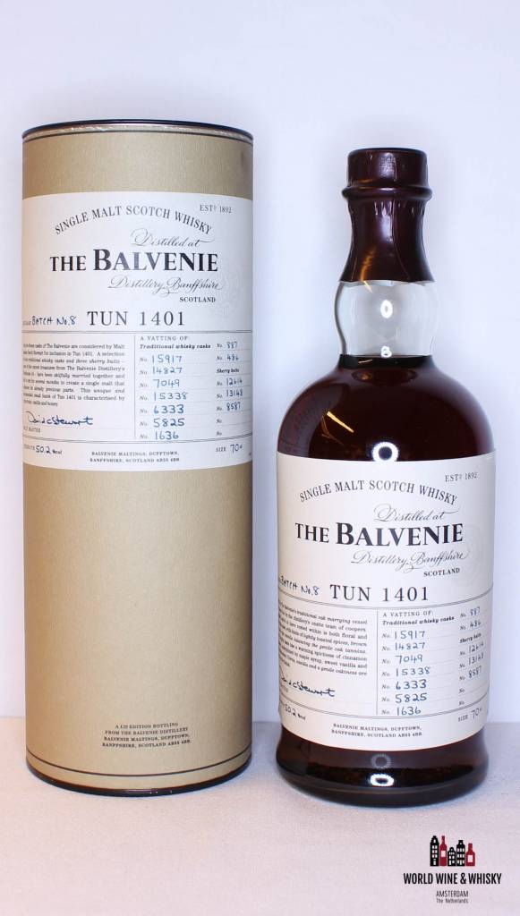 Balvenie Tun 1401 Batch No. 8 2013 50.2% - WORLD WINE WHISKY 