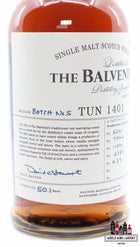 Balvenie Tun 1401 Release Batch No. 5 2012 50.1% (1 of 2862) - WORLD WINE WHISKY 