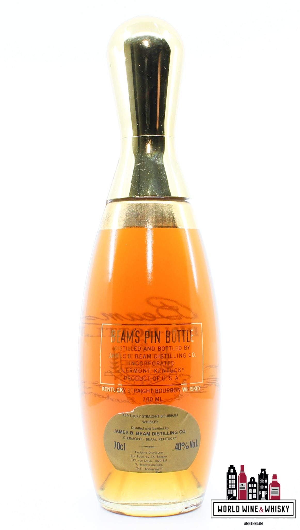 Beam's Pim-Bottle - Emblem of Excellence - Kentucky Straight Bourbon Whiskey 43% 700ml (Jim Beam) - WORLD WINE WHISKY 