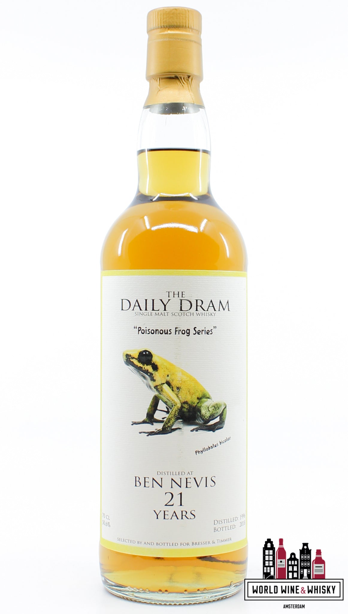 Ben Nevis 21 Years Old 1996 2018 - Poisonous Frog Series - The Daily Dram 50.6% - WORLD WINE WHISKY 