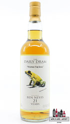 Ben Nevis 21 Years Old 1996 2018 - Poisonous Frog Series - The Daily Dram 50.6% - WORLD WINE WHISKY 