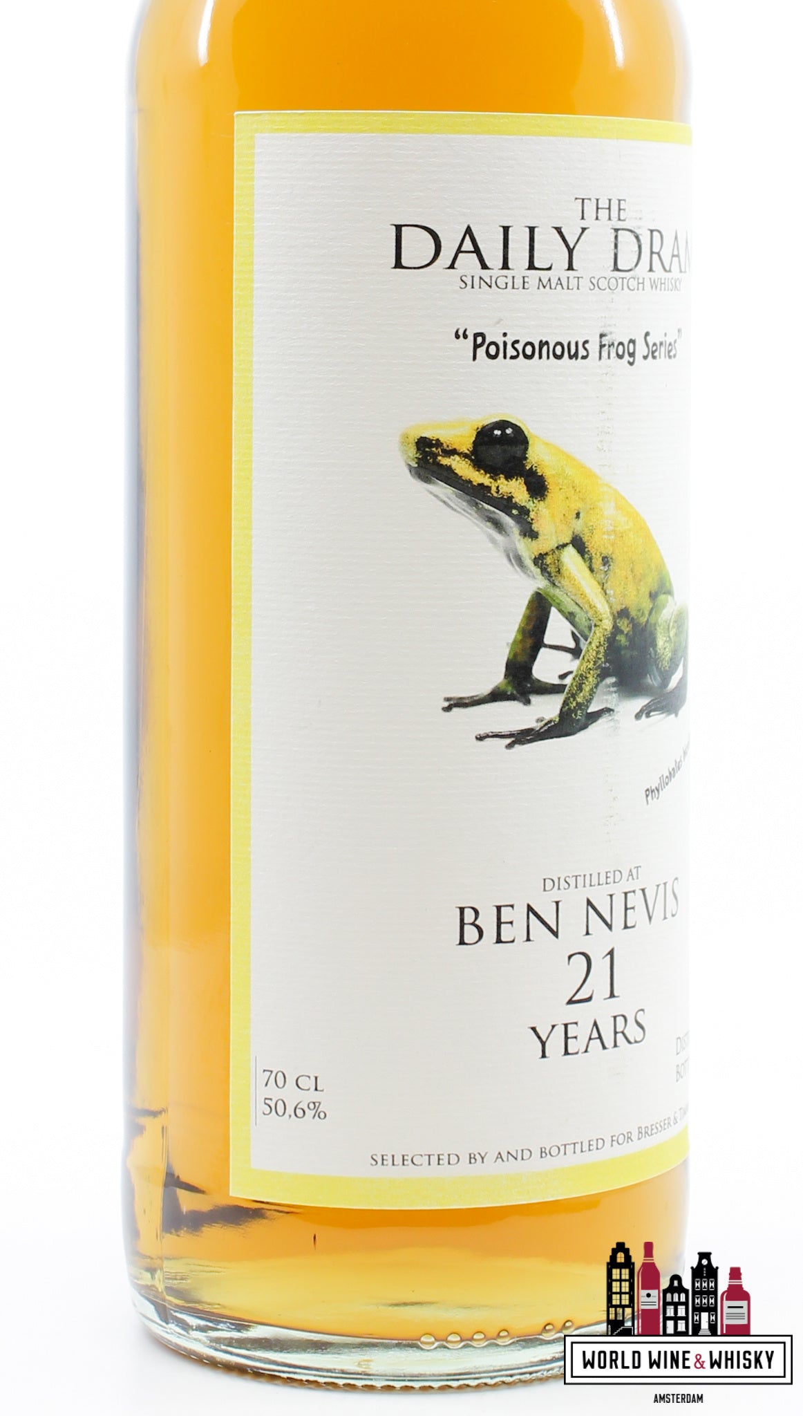 Ben Nevis 21 Years Old 1996 2018 - Poisonous Frog Series - The Daily Dram 50.6% - WORLD WINE WHISKY 