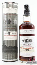 BenRiach 38 Years Old 1970 2009 - Cask 1035 - Single Cask Bottling 49.1% (1 of 250) - WORLD WINE WHISKY 