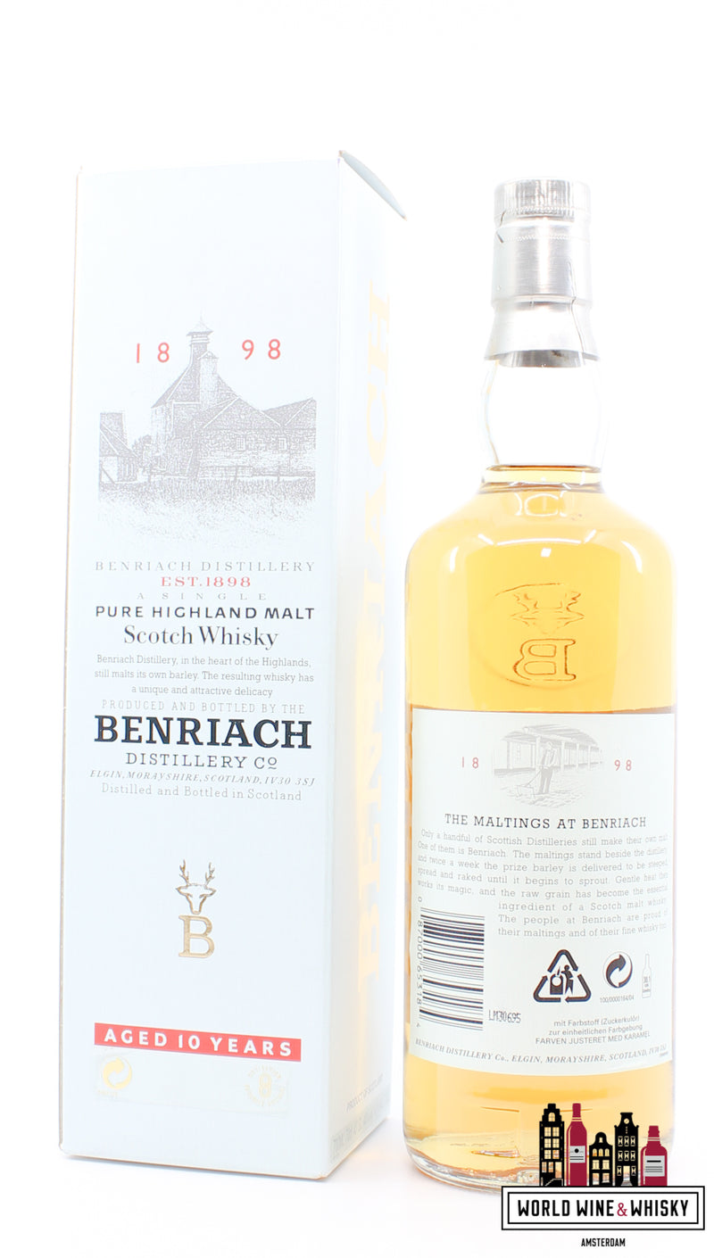 Benriach 10 Years Old - Pure Highland Malt Scotch Whisky 43% - WORLD WINE WHISKY 