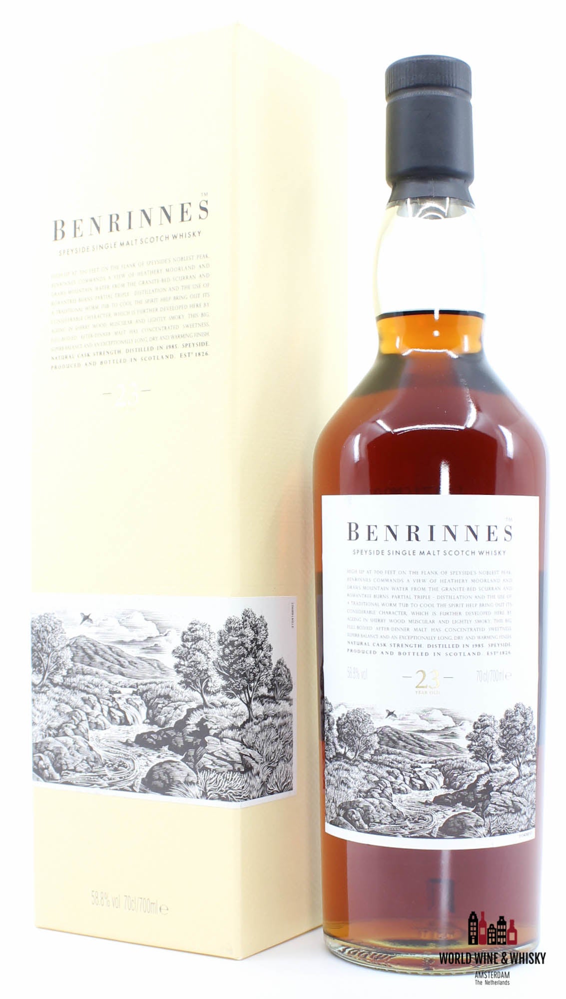 Benrinnes 23 Years Old 1985 2009 58.8% (one of 6000 bottles) - WORLD WINE WHISKY 